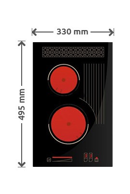 Płyta gazowa SOLGAZ GPC 2+1 2